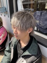 チャプター 問屋町(chapter)&nbsp;ホワイトベージュマッシュウルフケアブリーチミルクティーカラー