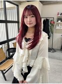 ウルフカットイメチェンホワイトブロンド外ハネボブ美髪前髪