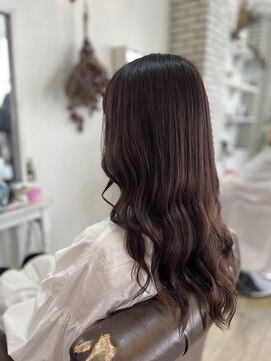 クッキー ヘアーアンドメイク(COOKIE Hair&Make) 【COOKIE】柔らかピンクグレージュ×ゆるふわカール