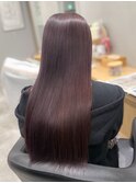 ブリーチで作る艶髪カラー、ラベンダーピンク