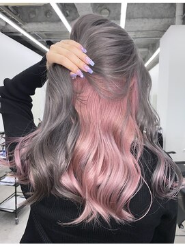 ディーエヌエー バイ エゴル(DiNA by ENGOL) インナーカラー/グレージュカラー/ピンクカラー/ミルクティー