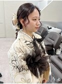 袴着付け/卒業式着付け/袴ヘアセット/袴ヘアアレンジ/卒業式ヘア