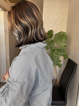 アイディー  高知(id) -高知 id-【白髪ぼかし】プレイングカラー