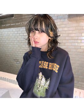 アグ ヘアー ロジェット 松本桐店(Agu hair rojet) ウルフ×デザインハイライト