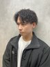 メンズカット+ツイストスパイラル+パーマ専用トリートメント付