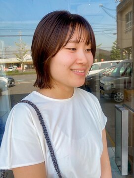 エレッタプロデュースドバイアリュール(Eletta Produced by ALLURE) 動き×切りっぱなしボブ