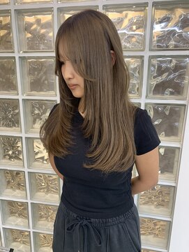 ペレ アネックス 大阪梅田茶屋町店(PELE ANNEX) くびれヘア/アプリコットオレンジ/ハイライトカラー/梅田