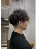 マッシュ×ツイストスパイラルパーマ