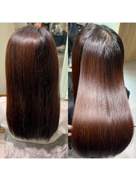 ゴカンムード(Gokan mood) 髪質改善縮毛矯正ハイライトダブルカラーショートカット30代40代