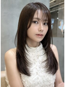 ロンド 銀座(Lond) ♪ 韓国顔周り/ハイレイヤーカット/ミディアムレイヤー/銀座89