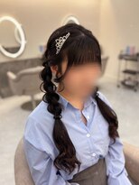 ヘア サロン クラン ソア 心斎橋店(hair salon clan soar)&nbsp;ツイン編みおろし