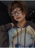ryu【マッシュウルフボブ　ワイドバング　ローライト】
