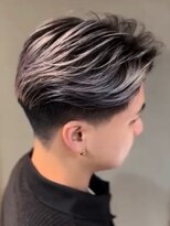 レーヴェンヘア バイ リセス(Leven hair by Recess)&nbsp;海外風メンズバレイヤージュ 【シルバー】センターパート