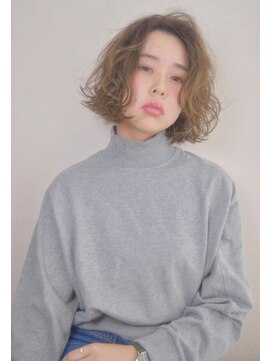 イマジン 川越(IMAGINE) 【IMAGINE】くせ毛風が可愛い切りっぱなしボブ