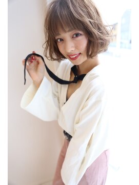 カシェ シモムラ(Cashe'e SHIMOMURA) 愛されふんわりボブ