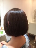 パティオンツー(PATIONN2)&nbsp;お客様フォト☆あごラインのシンプルボブで小顔感UP☆ツヤ髪◎