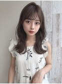 シースルー前髪濡れ髪小顔ヘア大人かわいい20代30代40代◎