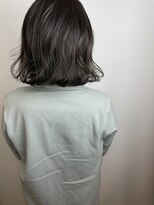ヘア プロデュース キュオン(hair produce CUEON.) 切りっぱなしボブ×オリーブグレージュ