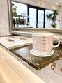 ヴィアスヘアー(vias hair) サービスドリンクの豆から挽く美味しいコーヒーでcafeタイム
