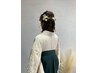 【卒業式3月限定】10時以降　ヘアセット＆袴着付け/13,000＊キャッシュOnly