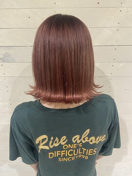 ルノン フィージュ(LUNON fieju) ブリーチからのピンクベージュ