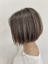 ヘアーロッティ(Hair Lotti) ☆ナチュラルグレージュカラーの前下がりボブ☆