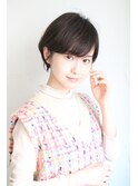 #ショートボブ　#ショートヘア　#暗髪