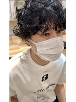 乾かしてキマるメンズショートパーマ