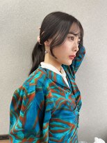 ボタン ハカタ(VOTAN hakata)&nbsp;【votan hakata  柿本真優】顔周りカットで上品なヘア（博多）