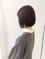 ネオリーブ チロル 横浜西口店(Neolive CiroL.)&nbsp;ぷつっとボブ　縮毛矯正でサラサラストレート