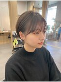 ショートボブパーマ20代30代40代イヤリングカラー大人可愛い