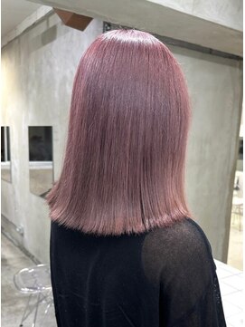 アフターニュース 新潟(afternews) ピンク/ダブルカラー/ケアブリーチ/髪質改善/駅南/駅前