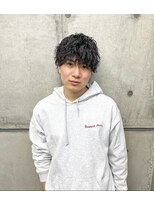 オーシャントーキョー(OCEAN TOKYO) 波巻きパーマメンズツイストスパイラルパーマツーブロック