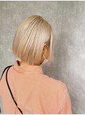 ダブルカラー×ベージュ×髪質改善
