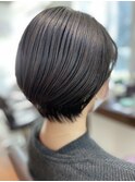 ショートヘア/アッシュブラック/30代40代50代