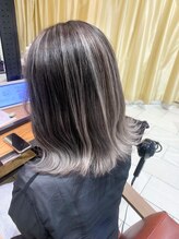 プログレス 仙台駅東口店(PROGRESS) バレイヤージュ×ミディアムボブ