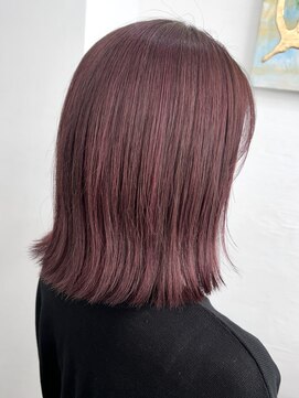 ハーツ(Heart's) 白髪ぼかし×ピンクバイオレットカラー