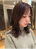 ふんわりミディアム☆カワイイ顔周り☆外ハネ