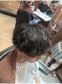 マッシュツイスパスパイラル無造作パーマ