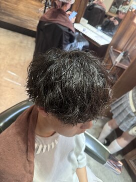 エイトメン 池袋東口店(EIGHT MEN) マッシュツイスパスパイラル無造作パーマ