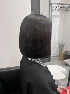 スイート ヘアデザイン(Suite HAIR DESIGN) 丸みボブ×髪質改善ストレート【Ryoka 髪質改善】