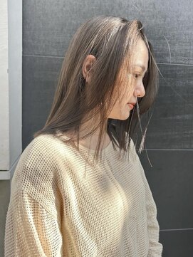 シキ 渋谷(siki) ベージュカラー/ブリーチなしダブルカラー/赤み消し/渋谷/原宿