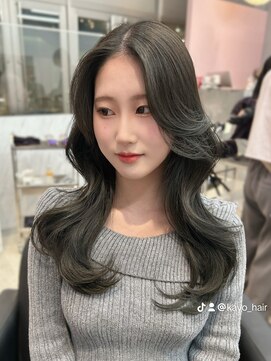 クム(kumu) 韓国へア/レイヤー/顔周り/ボブ/透明感カラー