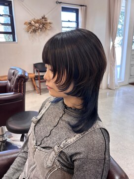 ウルフ×ネイビー　デザインカラー