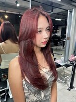 ザシェノンウメダ(THA CHAINON UMEDA) 心斎橋/着物ヘア/大人ガーリー/ダークアッシュ/似合わせカット