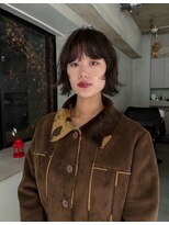 フィルムス 表参道(FILMS) ココアベージュ/黒髪/クラゲヘアー/オリーブグレー/ボブ/表参道