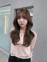 ボタン ハカタ(VOTAN hakata)&nbsp;【柿本真優】顔周りカット/ベージュカラー/レイヤーカット