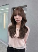 【柿本真優】顔周りカット/ベージュカラー/レイヤーカット