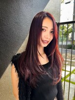 グラフ ヘアーズ ラボ graf hair's lab ベルベットルージュカラー