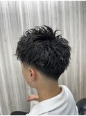 メンズパーマスキンフェード